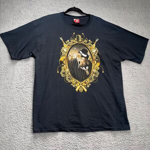 Exact Science Gangster Hippo Shirt Mens XL Black Graphic T Short Sleeve